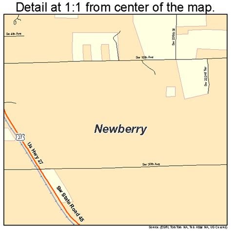 Newberry Florida Street Map 1248200