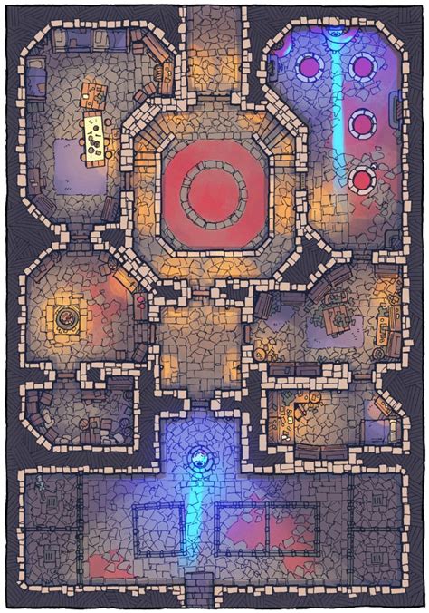 Dnd Dungeon Room Maps