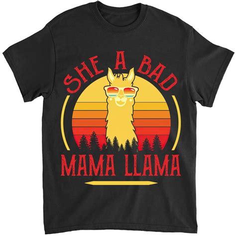 Mama Llama Shirt Mama Day Carolinefigueira