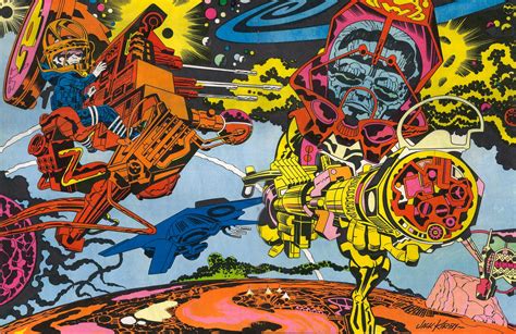 Complete Jack Kirby Portfolio From 1971 Mars Will Send No More
