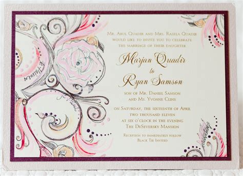 Wedding Invitations With Pictures Simple And Luxurious Wedding