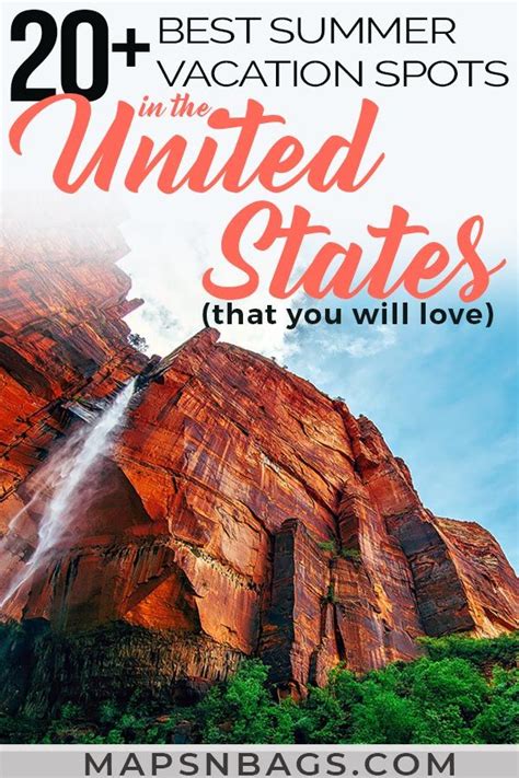 Best Summer Vacations In The USA Roaming The USA Summer Vacation Destinations Best