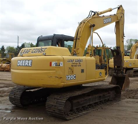 2004 John Deere 120c Excavator In Cambridge Mn Item Dc4614 Sold