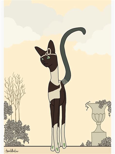 Josephine Art Deco Cat Art Print For Sale By Sneercampaign Redbubble