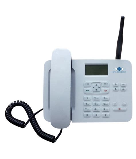 Buy Wi Bridge Rm2g102 Wireless Gsm Landline Phone White Online At