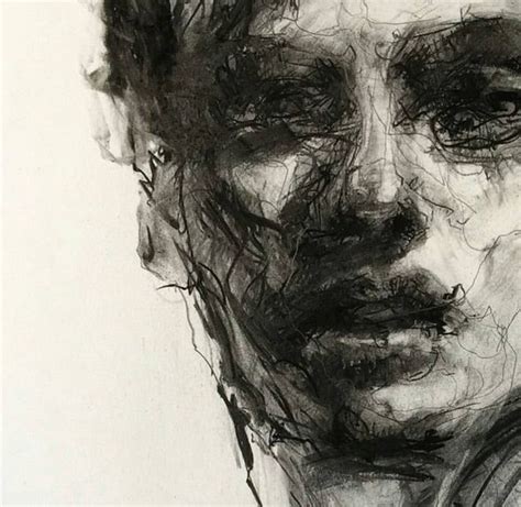 Charcoal Work By Agnes Grochulska Portrait Drawing Charcoal Drawing