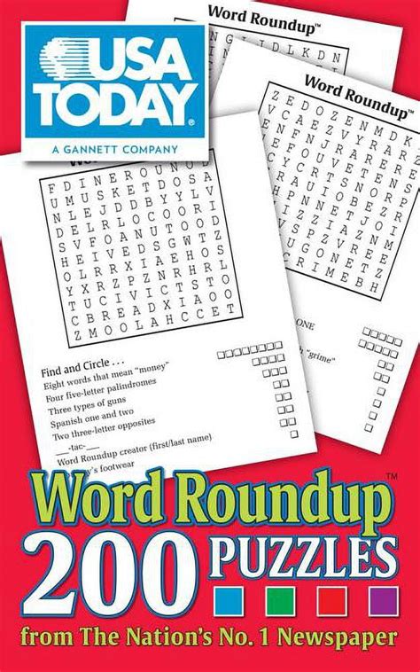 Usa Today Puzzles Usa Today Word Roundup 200 Puzzles From The Nation