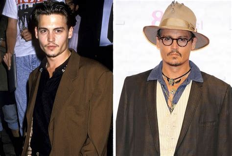 Johnny Depp Before And Now Johnny Depp Johnny Celebrities