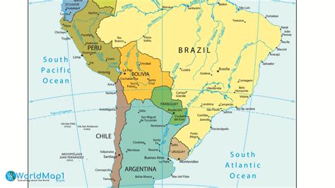 South America Countries Maps Satellite Images From Space 3