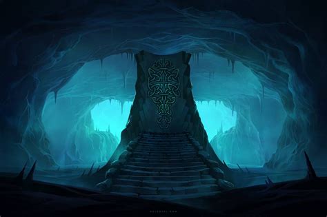 Runes In The Ice Cave By Nele Diel On Deviantart Landscape Photography