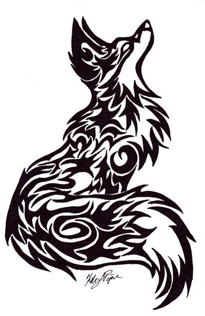 Tribal Fox Tattoo By Whutbox On Deviantart