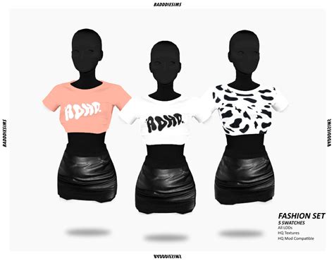 Badddiesims Fashion Set Early Access Custom Badddiesims Sims