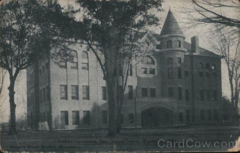 Dockery Gymnasium State National School Warrensburg Mo Postcard