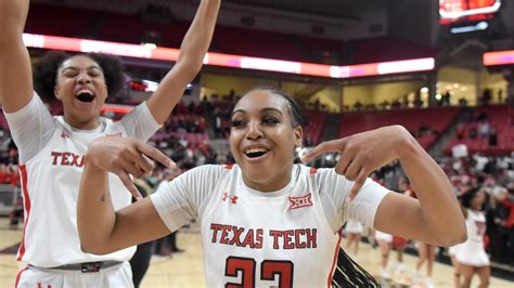 Womens Basketball Breamber Scott Leads Texas Tech Past No 25 Texas