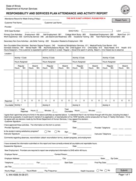 Plan Attendance Form Printable Fill Online Printable Fillable