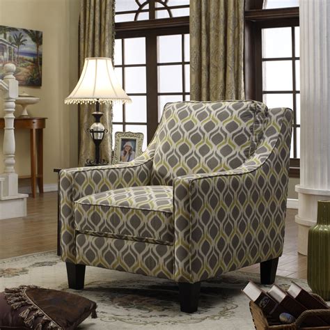 Upholstered Living Room Chairs With Arms Darby Home Co Streater