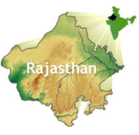 Geographical Map Of Rajasthan State Source Download Scientific Diagram