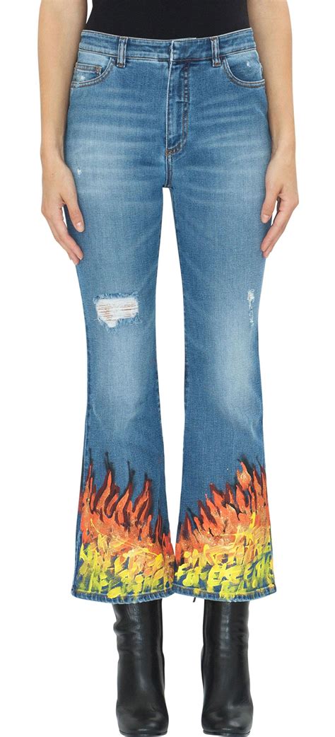 Faith Connexion Denim Jeans Flame In Azure Blue Lyst