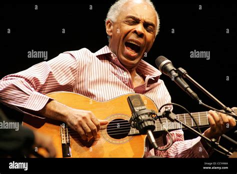 Brazilian Singer And Former Minister Of Culture Gilberto Gil Performs On Stage During The String