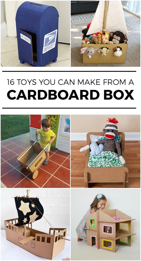 16 Toys You Can Make With An Empty Box Kids Activities