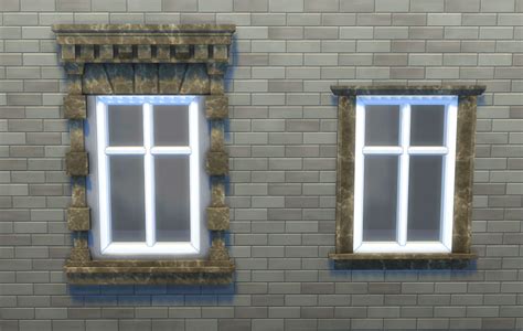 Mod The Sims University Build Mode Recolors In An Ancient Stone Motif