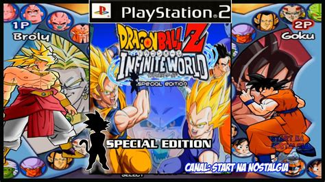 Dragon Ball Z Infinite World Special Edition Ps2 Lista De