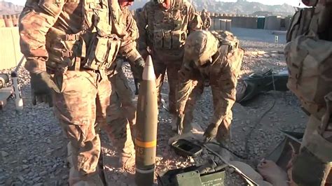 Howitzer Excalibur Round Shot By Gunners In Afghanistan For First Time