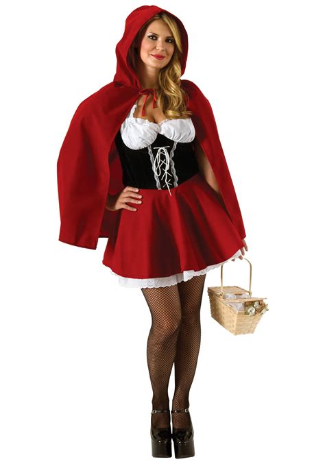 Plus Size Red Riding Hood Costume Halloween Costumes