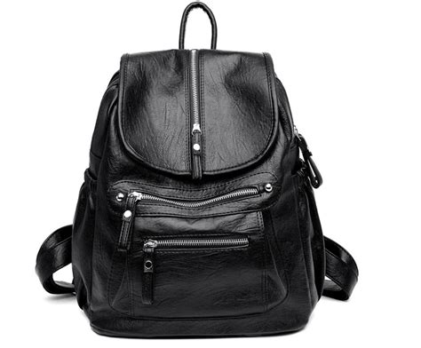 Womens Trendy Multi Pocket Backpack