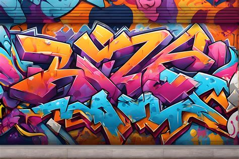 Street Graffiti Art Wallpaper Graphic By Forhadx5 · Creative Fabrica