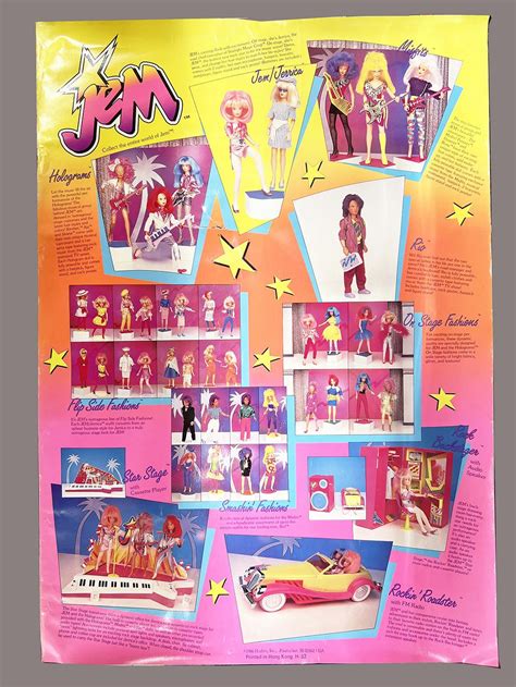 Jem Et Les Hologrammes Poster Promotionnel Hasbro 1987
