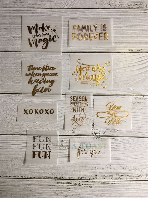 Sometimes all it takes is a few positive quotes or words of encouragement to immediately turn someone's day around. Clear and Gold Foiled Vellum Quotes | Card making, Gold ...