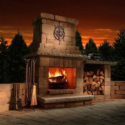 100 Amazing Outdoor Fireplace Designs Styleestate Outdoor Living