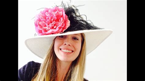 diy how to make a kentucky derby hat step by step instructions youtube