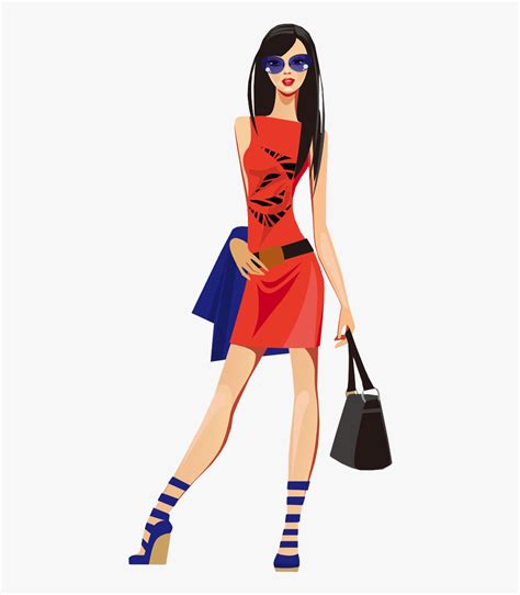 Fashion Model Clipart Png Free Transparent Clipart Clipartkey