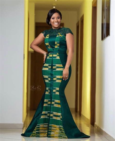 Woven Kente Mix And Match Dress Ankara Dress African Print Dress In 2021 Best African
