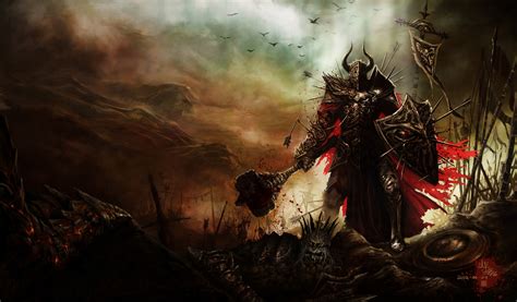 Papel De Parede Arte Digital Videogames Fantasia Arte Diablo Iii Mitologia Trevas