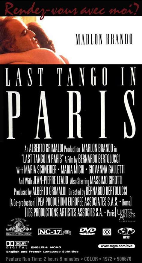 Last Tango In Paris Movie Poster Style B 20 X 40 1973