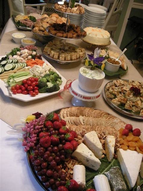 Dinner served with rice pilaf, dinner rolls & tossed salad. Buffet table decorating ideas - how to set elegant ...
