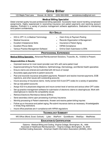 49 Medical Billing Office Manager Resume That You Can Imitate