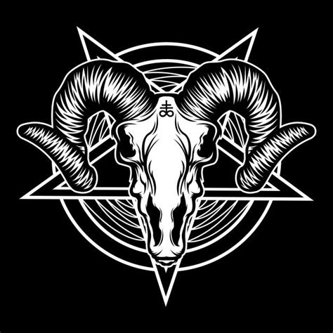 Design Símbolo Satânico Satan Symbols Vector