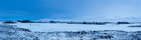 Rannoch Moor Winter Panoramic Landscape Photos Cody Duncan Photography