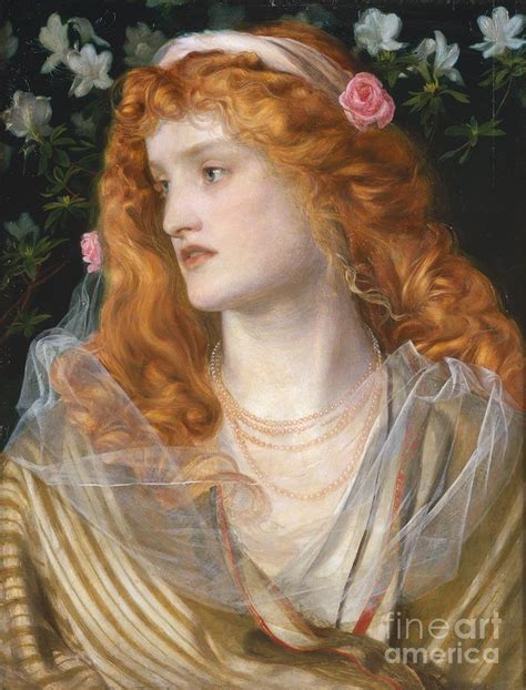 Miranda 1868 Painting By Anthony Frederick Augustus Sandys Fine Art