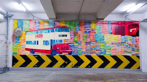 Hong Kong Bus Murals |Wall Painting|Street Art | Mural ...