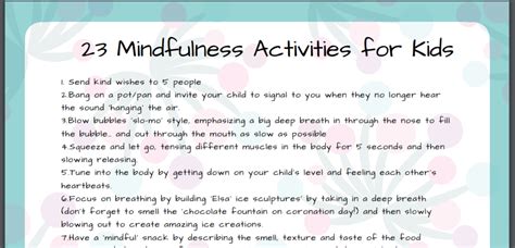 25 Simple Mindfulness Activities Kids Will Actually Want To Do