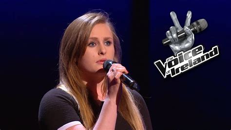 Jessica Brett The Scientist The Voice Of Ireland Blind Audition Series 5 Ep6 Youtube