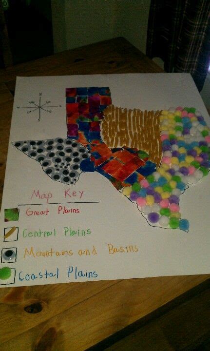 Texas Regions This Would Be An Even Better Project For Students To Do