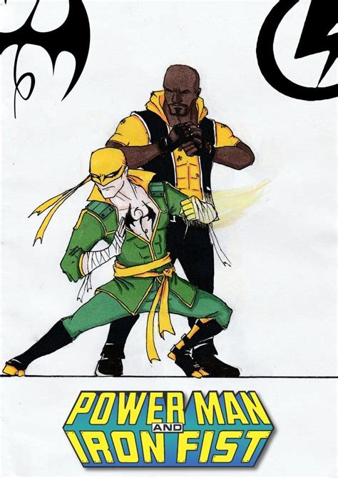 Iron Fist And Luke Cage Redesign By Julalesss Avengers Comic Books