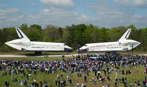 Rare Photos Discovery And Enterprise 2 Space Shuttles Nose To Nose