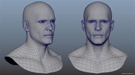 Tutorial 3d Scan Head Retopology Andor Kollar Character Modeling